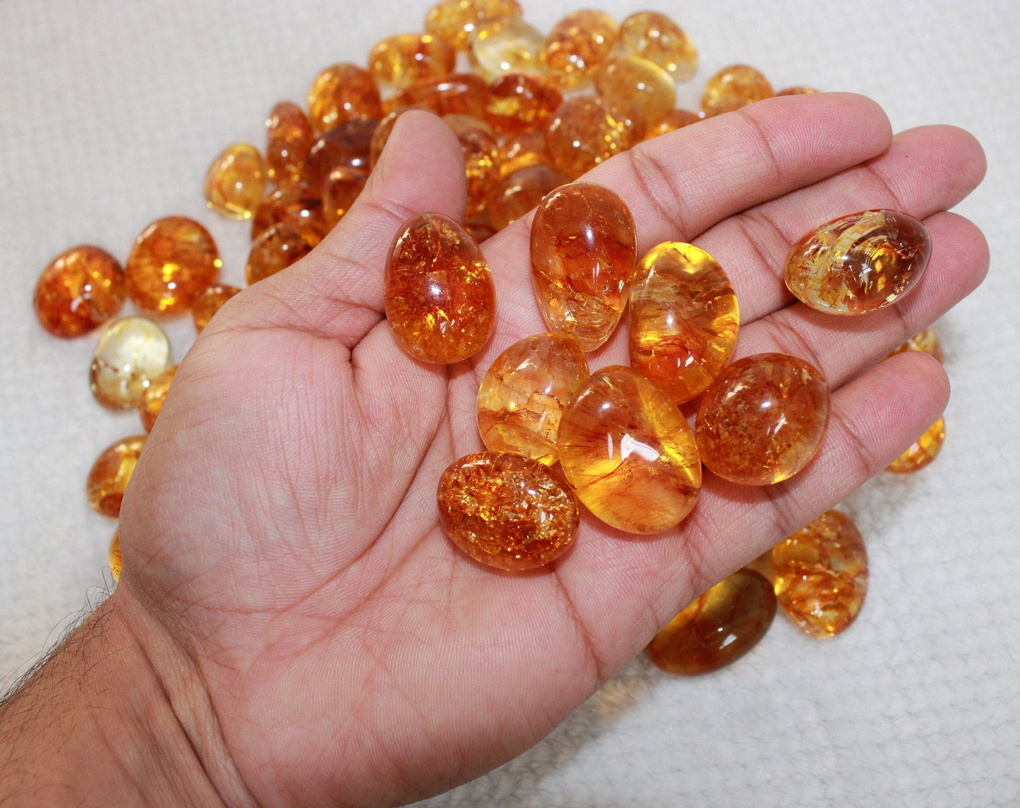 Wholesale Natural Citrine Tumble Stone AAA High Quality | Healing Crystal - Healing Crystal for Energy, Meditation, and Balance