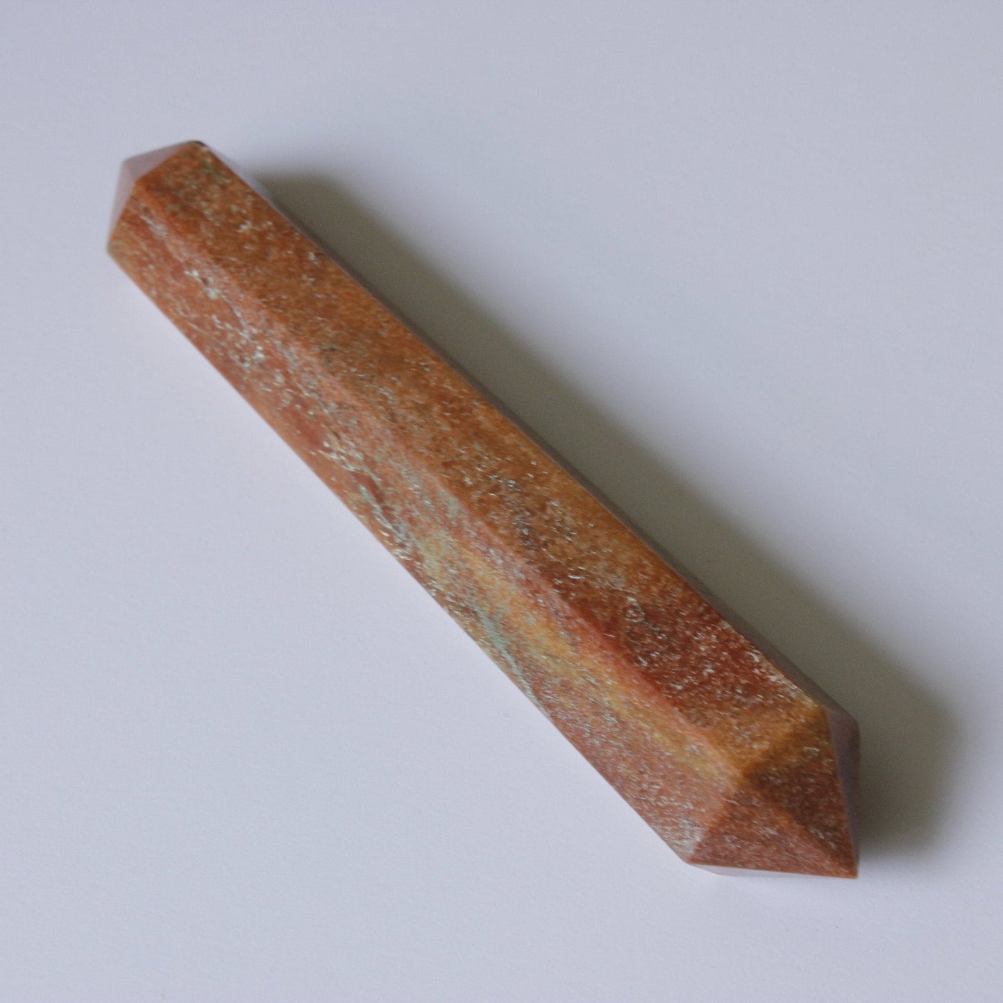 Agate Tower Green Aventurine Pencil Tower Point Yellow Aventurine Tower Point Obelisk Orange Agate Grey Agate Single and Double Point | Healing Crystal - Healing Crystal for Energy, Meditation, and Balance