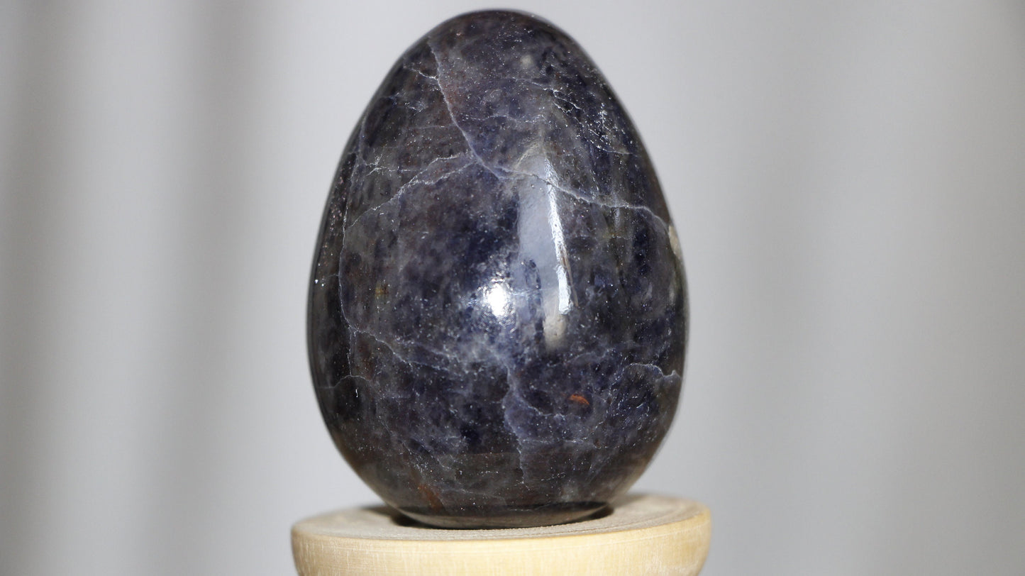 Sodalite Eggs | Sodalite Crystal | Polished Sodalite | Crystal Egg | 5 OZ,135G / 2.2" Tall | Healing Crystals - Healing Crystal for Energy, Meditation, and Balance