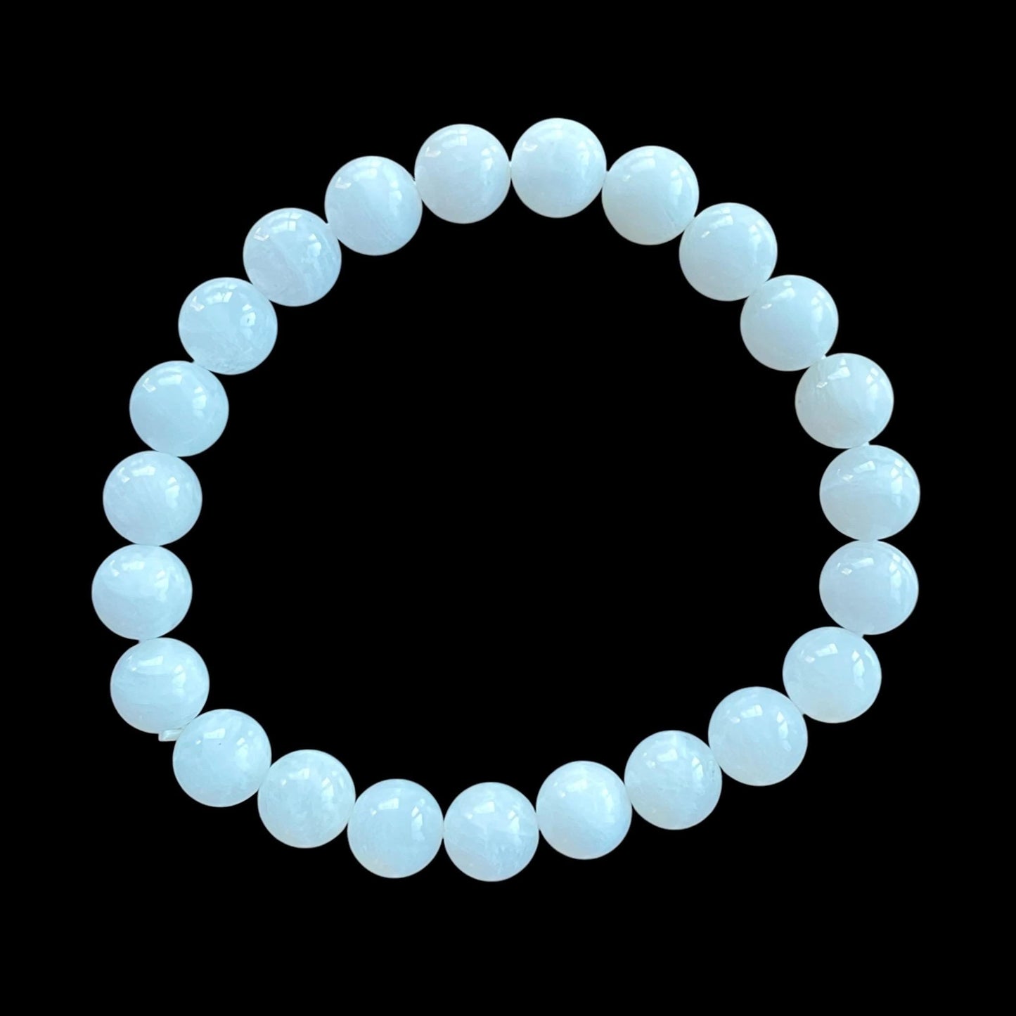 White Moonstone Bracelet – The Stone of Intuition, Healing, and New Beginnings | Healing Crystal - Healing Crystal for Energy, Meditation, and Balance