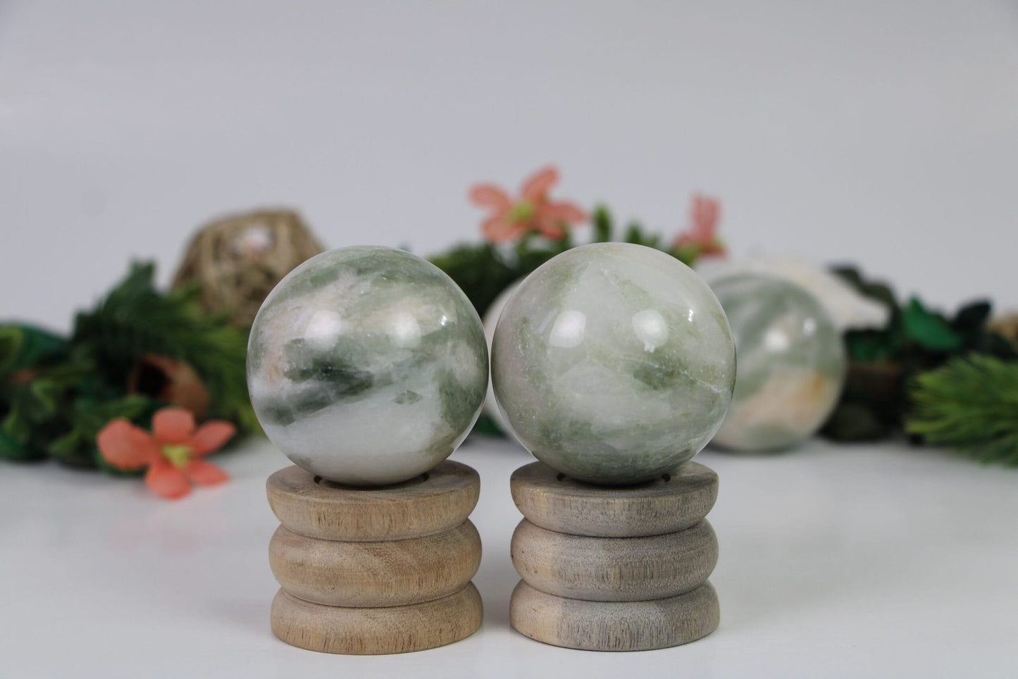 Green Tourmaline Crystal Sphere, Green Tourmaline Crystal Ball – Grounding & Healing Crystal | Natural Energy Stone - Healing Crystal for Energy, Meditation, and Balance