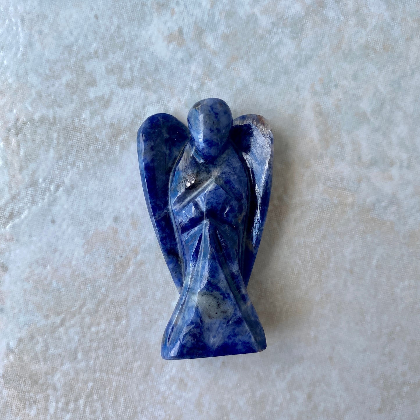 2-inch Natural Crystal Crystal Angel – Hand-Carved Healing Stone | Spiritual Gift for Meditation & Healing - Healing Crystal for Energy, Meditation, and Balance