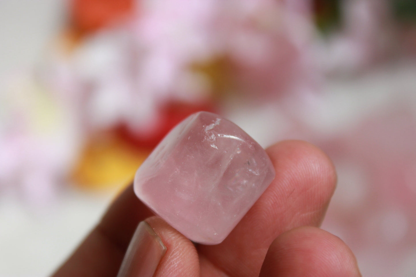 Tumbled Natural Rose Quartz Polished Tumbled Stone | Agate Tumbled Stone | Tumbled Agate Stone | Top Quality | Healing Crystal - Healing Crystal for Energy, Meditation, and Balance