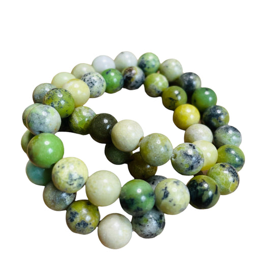 Serpentine Beads, Beads Strands 15 inches , bead Size 8 mm, High Quality Serpentine Gemstone Beads | Healing Crystal - Healing Crystal for Energy, Meditation, and Balance