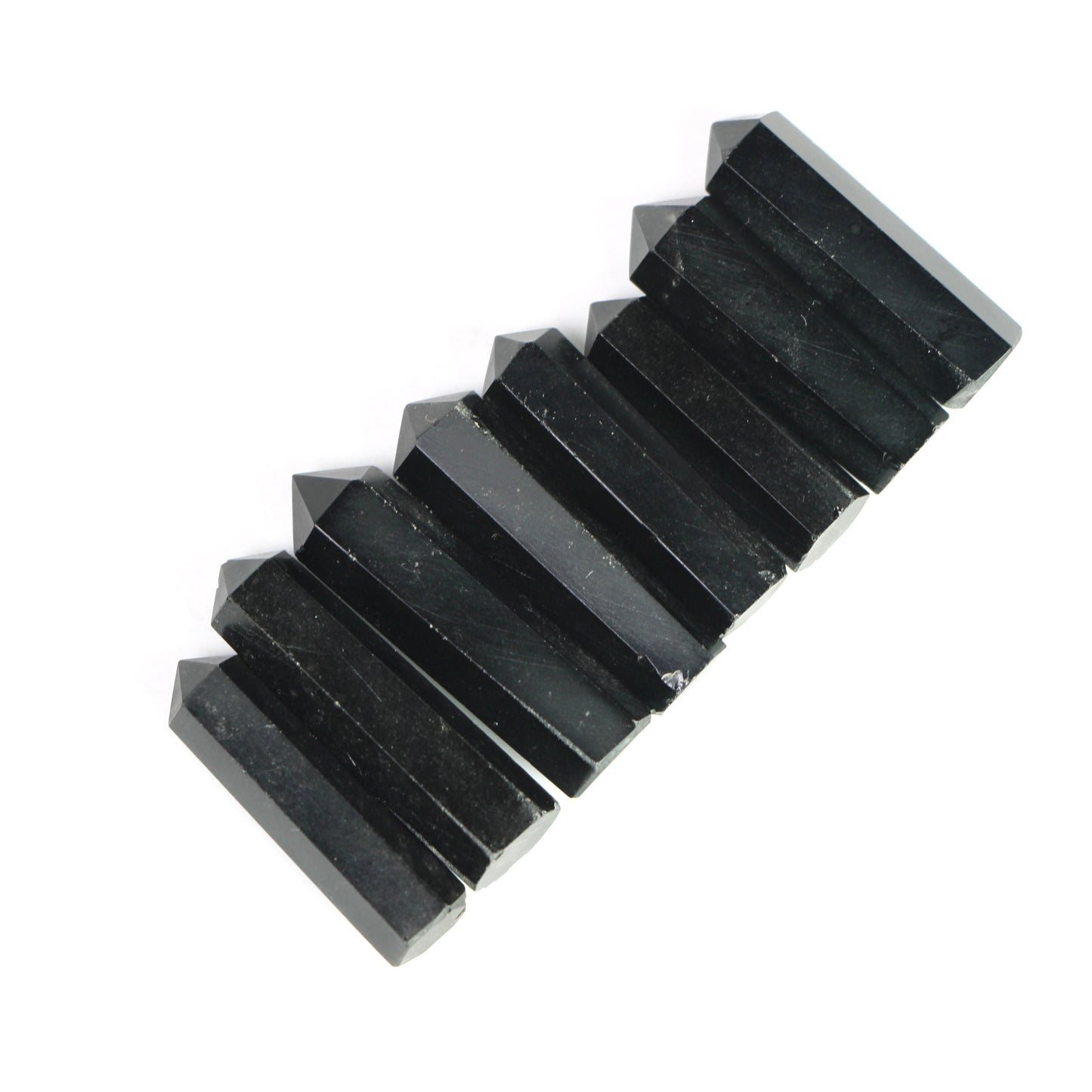 Black Obsidian Crystal Tower Point, Black Obsidian Healing crystal tower, Black Obsidian Single point – Grounding & Healing Crystal | Natural Energy Stone - Healing Crystal for Energy, Meditation, and Balance