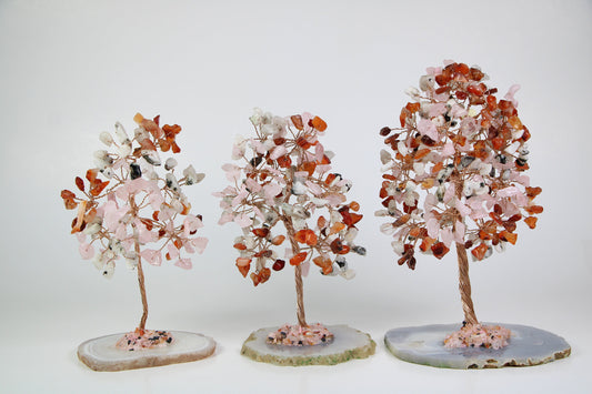 Bonsai Gemstone Tree Chakra Crystal Tree Crystal Tree of Life Positive Energy FengShui Decor - Healing Crystal for Energy, Meditation, and Balance