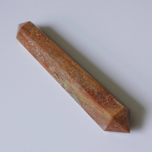 Agate Tower Green Aventurine Pencil Tower Point Yellow Aventurine Tower Point Obelisk Orange Agate Grey Agate Single and Double Point | Healing Crystal - Healing Crystal for Energy, Meditation, and Balance
