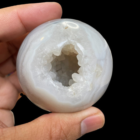 Quartz Crystals Druzy Spheres- Natural Geode Sphere - Healing Crystal for Energy, Meditation, and Balance