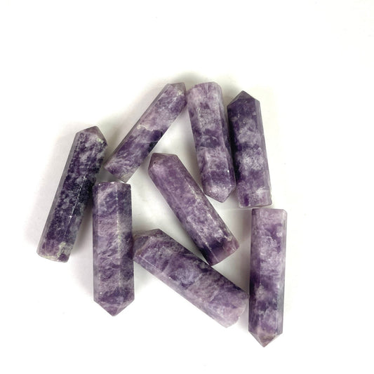 Lepidolite Crystal Tower Point - Healing Crystal for Energy, Meditation, and Balance