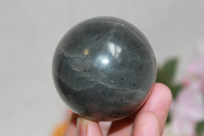 Grey Jasper Crystal Ball 58mm - Healing Crystal for Energy, Meditation, and Balance