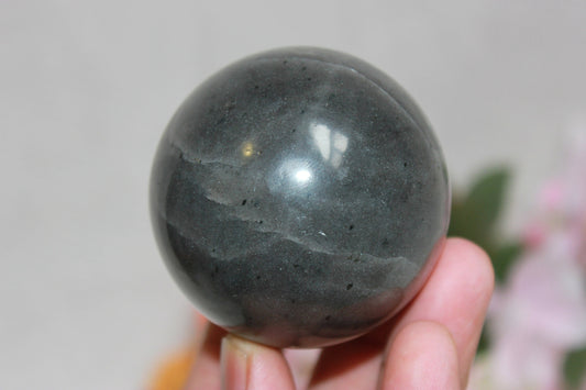 Grey Jasper Crystal Ball 58mm - Healing Crystal for Energy, Meditation, and Balance