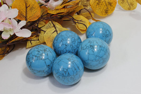 Turquoise balls | Sphere | multiple Size | Crystal Balls - Healing Crystal for Energy, Meditation, and Balance