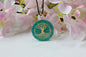 Turquoise Orgone Pendant | Tree Of Life Orgone Pendant |  Orgonite Pendant |Orgone Necklace | Reiki Pendant - Healing Crystal for Energy, Meditation, and Balance