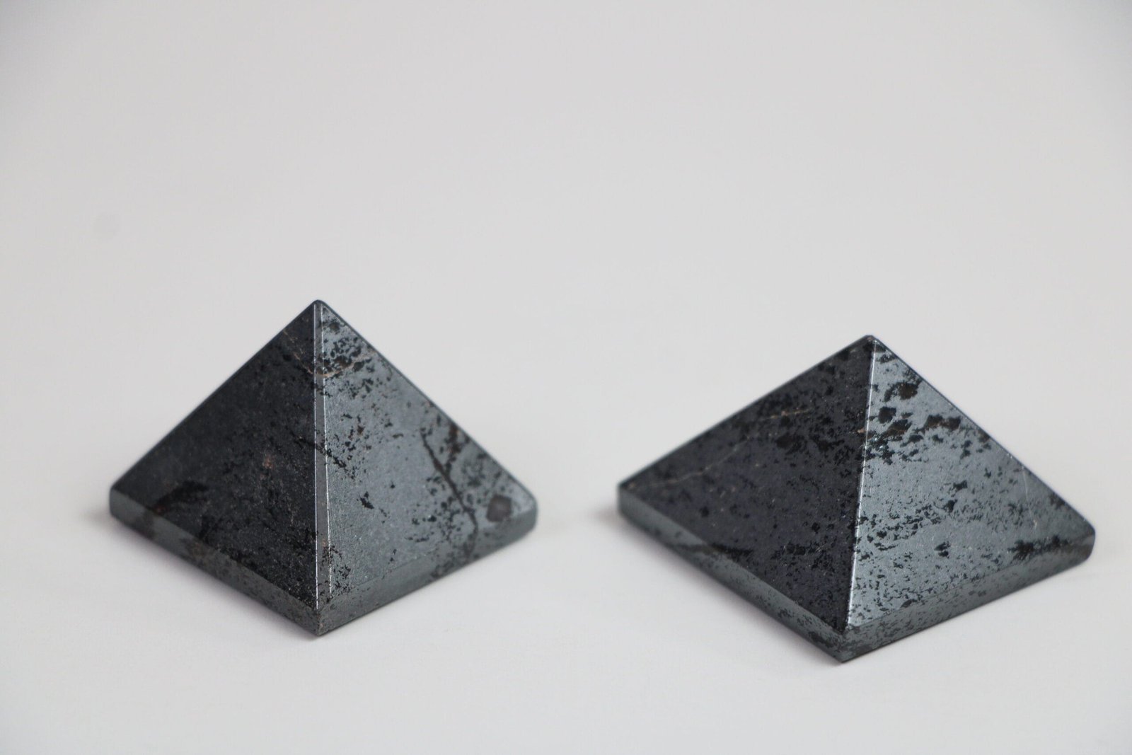 Hematite Crystal Pyramid – Grounding & Healing Crystal | Natural Energy Stone - Healing Crystal for Energy, Meditation, and Balance