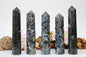 Larvikite Crystal Tower Large size  Healing Crystal Wands - Healing Crystal for Energy, Meditation, and Balance