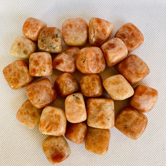 Sunstone Tumbled Stone Crystals High Quality One Pound Natural Polished Stone - Healing Crystal for Energy, Meditation, and Balance