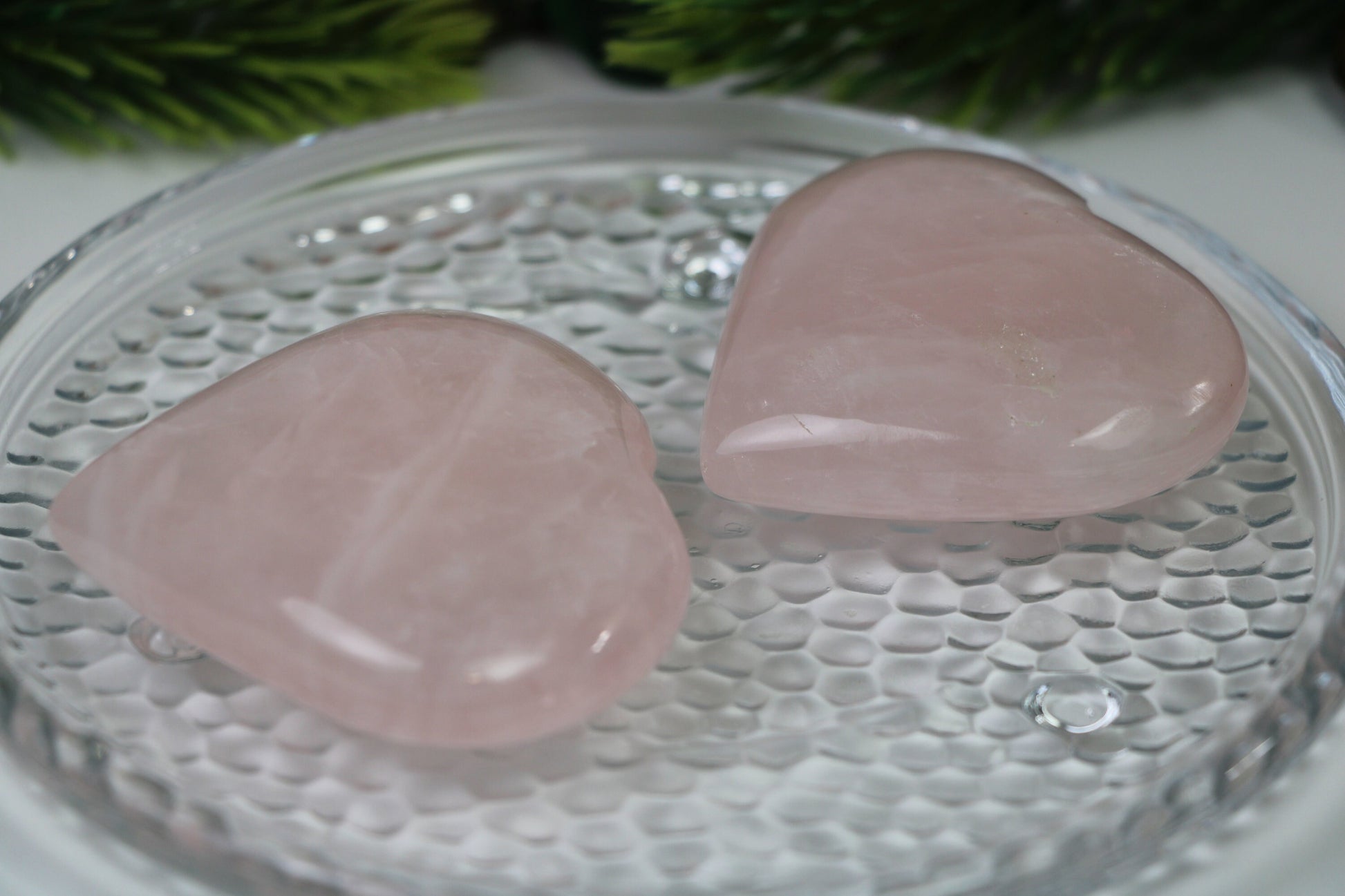 Rose Quartz Crystal Heart, Rose Quartz Gemstone Hearts, Heart Shaped Healing Stones, Home decor crystal - Healing Crystal for Energy, Meditation, and Balance