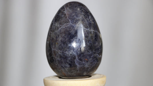 Sodalite Eggs | Sodalite Crystal | Polished Sodalite | Crystal Egg | 5 OZ,135G / 2.2" Tall | Healing Crystals - Healing Crystal for Energy, Meditation, and Balance
