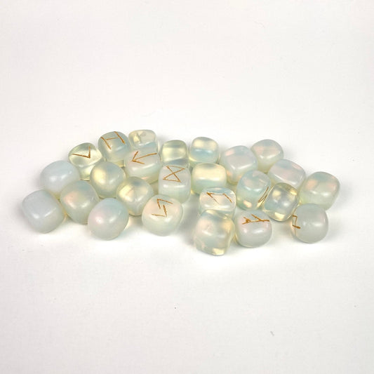 Opalite Rune Sets | Healing Crystal - Healing Crystal for Energy, Meditation, and Balance