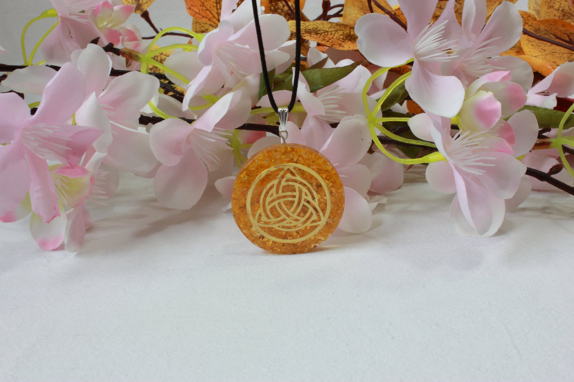 Orgone Pendant |  Black Orgone Pendant | Orgonite Pendant | Orgone Necklace | Merkaba Orgonite Pendant - Healing Crystal for Energy, Meditation, and Balance