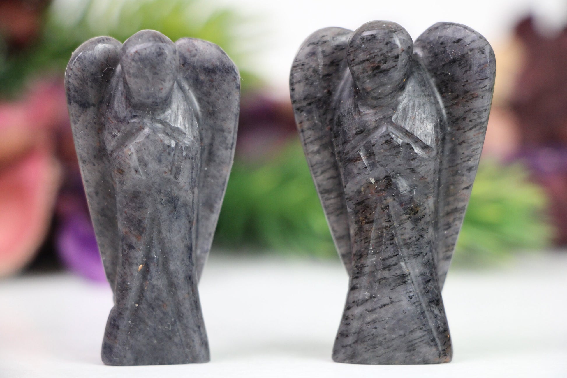 2-inch Natural Crystal Crystal Angel – Hand-Carved Healing Stone | Spiritual Gift for Meditation & Healing - Healing Crystal for Energy, Meditation, and Balance