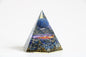 Orgone Pyramid-Natural Lapis Lazuli Orgonite Pyramid-Chakra Orgonite Gift - Healing Crystal for Energy, Meditation, and Balance