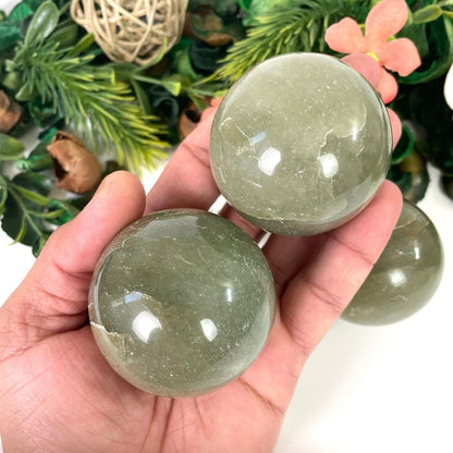 Green Aventurine Crystal Sphere, Green Aventurine Crystal Ball – Grounding & Healing Crystal | Natural Energy Stone - Healing Crystal for Energy, Meditation, and Balance