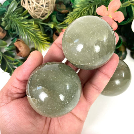 Green Aventurine Crystal Sphere, Green Aventurine Crystal Ball – Grounding & Healing Crystal | Natural Energy Stone - Healing Crystal for Energy, Meditation, and Balance