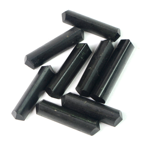 Black Tourmaline Crystal Tower Double terminated Point, Black Tourmaline Double points crystal - Healing Crystal for Energy, Meditation, and Balance