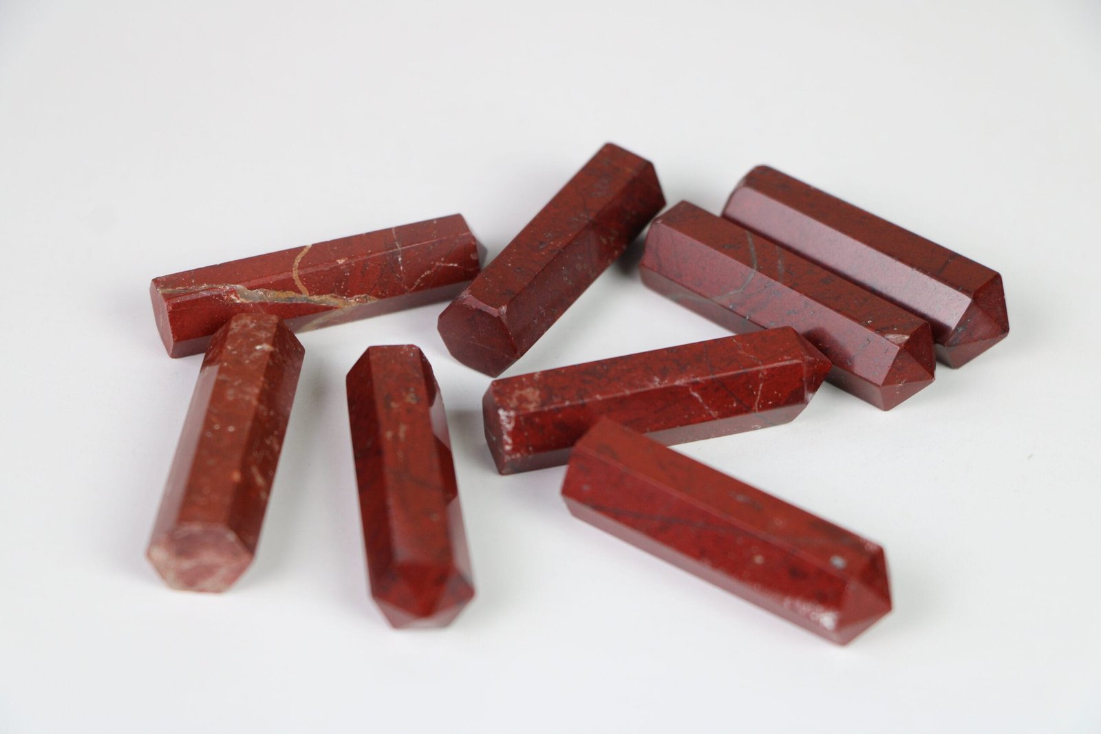 Red Jasper Crystal Tower Point - Healing Crystal for Energy, Meditation, and Balance