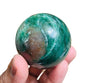 Green Mica Sphere Agate Ball Crystal Sphere 200 g | 52 mm - Healing Crystal for Energy, Meditation, and Balance